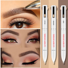 Load image into Gallery viewer, 4 In 1 Rotating Eyebrow Pencil Waterproof Eyebrow Pen Long Lasting Natural Eyebrow Pencil Facial Makeup Cosmetics
