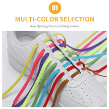 Load image into Gallery viewer, 6MM No Tie Shoe Laces Press Lock Shoelaces Magnetic Shoelace Without Ties Elastic Laces Sneaker Kids Adult Widened Flat Shoelace For Shoes
