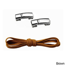 Load image into Gallery viewer, 6MM No Tie Shoe Laces Press Lock Shoelaces Magnetic Shoelace Without Ties Elastic Laces Sneaker Kids Adult Widened Flat Shoelace For Shoes

