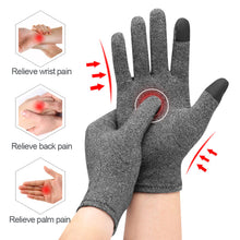 Load image into Gallery viewer, 1Pair Arthritis Gloves Rheumatoid Magnetic Therapy Glove Winter Gloves Thermal Touch Screen Thermal Windproof Warm Gloves
