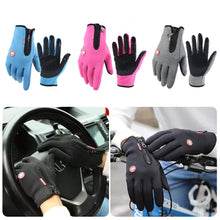 Load image into Gallery viewer, Outdoor Waterproof Gloves Winter Touch Screen Ski Gloves Men's and women's Wind-proof Cycling Gloves

