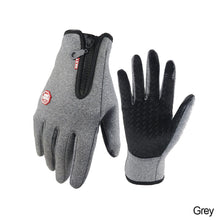 Load image into Gallery viewer, Outdoor Waterproof Gloves Winter Touch Screen Ski Gloves Men's and women's Wind-proof Cycling Gloves
