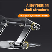 Load image into Gallery viewer, Laptop Stand Adjustable Aluminum Alloy Notebook Tablet Stand Up to 17 Inch Laptop Portable Fold Holder Cooling Bracket Support
