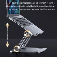 Load image into Gallery viewer, Laptop Stand Adjustable Aluminum Alloy Notebook Tablet Stand Up to 17 Inch Laptop Portable Fold Holder Cooling Bracket Support
