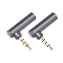 Load image into Gallery viewer, Aluminum Alloy Shell Gold-plated Plug 3.5mm Male To Female Trrs Four-pole 90 Degree Mobile Phone Computer Adapter
