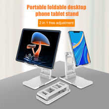 Load image into Gallery viewer, Portable Foldable Desktop Lazy Live Broadcast Chasing Drama Online Class Learning Can Put Wireless Charging Mobile Phone Bracket Stable And Not Shaking
