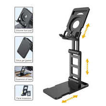 Load image into Gallery viewer, Portable Foldable Desktop Lazy Live Broadcast Chasing Drama Online Class Learning Can Put Wireless Charging Mobile Phone Bracket Stable And Not Shaking
