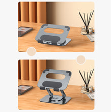 Load image into Gallery viewer, 360-degree Rotating Lift Desktop Folding Bracket Aluminum Alloy Flat Bracket Online Class Live Painting Bracket
