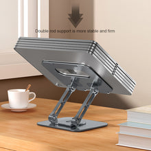 Load image into Gallery viewer, 360-degree Rotating Lift Desktop Folding Bracket Aluminum Alloy Flat Bracket Online Class Live Painting Bracket

