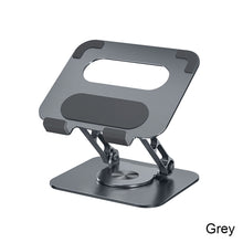 Load image into Gallery viewer, 360-degree Rotating Lift Desktop Folding Bracket Aluminum Alloy Flat Bracket Online Class Live Painting Bracket
