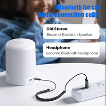 Load image into Gallery viewer, Bluetooth Aux Adapter Wireless Car Bluetooth Receiver USB to 3.5mm Jack Audio Music Mic Handsfree Adapter for Car Speaker

