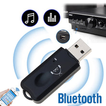 Load image into Gallery viewer, Wireless USB Bluetooth V2.1 Receiver Adapter Dongle with Mic Stereo Audio Music Handfrees For Car Kit Home Speaker
