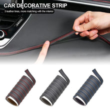 Load image into Gallery viewer, 50cm/2m/4m DIY Car Self-adhesive Decorative Line Flexible Interior Molding Decorative Strip Auto Parts Braided Strip Dashboard Sticker
