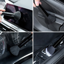 Load image into Gallery viewer, 2Pcs Car Ultra-Soft Detailing Brush Super Soft Auto Interior Detail with Synthetic Bristles Duster Brush for Dash Air Outlet Wheel
