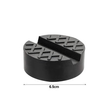Load image into Gallery viewer, Universal Portable Car Lift Jack Stand Rubber Pads Black Rubber Slotted Floor Jack Pad Frame Rail Adapter
