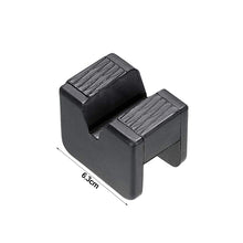 Load image into Gallery viewer, Universal Portable Car Lift Jack Stand Rubber Pads Black Rubber Slotted Floor Jack Pad Frame Rail Adapter
