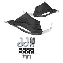 Load image into Gallery viewer, Carbon Fibre Pair Motorcycle Hand Handlebar Handle Bar Guards Handguard For Motocross Dirt Bike Pit Bike Hand Guard
