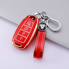 Load image into Gallery viewer, TPU Car Key Fob Case Key Fob Cover for Hyundai i30 Ix35 KONA Encino Solaris Azera Grandeur Ig Accent Santa Fe Palisade Keyless
