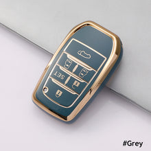 Load image into Gallery viewer, 6 Button Car Key Case For Toyota Alphard PREVIA Voxy Noah Esquire Vellfire Harrier Shell Fob Holder Car Key Cover Key Shell
