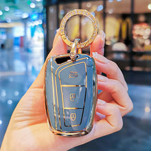 Load image into Gallery viewer, TPU Car Key Case Shell For Hyundai Santa Fe Sport Ix45 Equus Centennial Genesis G80 Grandeur Azera 2013-2016 Keyless Accessories
