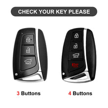 Load image into Gallery viewer, TPU Car Key Case Shell For Hyundai Santa Fe Sport Ix45 Equus Centennial Genesis G80 Grandeur Azera 2013-2016 Keyless Accessories
