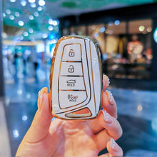 Load image into Gallery viewer, TPU Car Key Case Shell For Hyundai Santa Fe Sport Ix45 Equus Centennial Genesis G80 Grandeur Azera 2013-2016 Keyless Accessories
