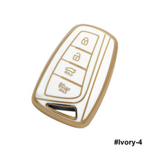 Load image into Gallery viewer, TPU Car Key Case Shell For Hyundai Santa Fe Sport Ix45 Equus Centennial Genesis G80 Grandeur Azera 2013-2016 Keyless Accessories
