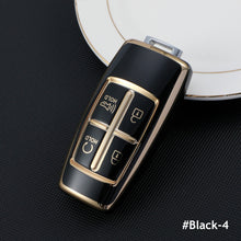 Load image into Gallery viewer, 6 8 Button TPU Car Key Case For Hyundai Genesis G80 GV80 2019 - 2022 Smart Keyless Entry Remote Control Protector Remote Cover
