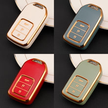 Load image into Gallery viewer, TPU Car Remote Key Case Cover Protector Shell Fob For Honda CRV CR-V Fit Civic Accord HR-V HRV City Odyssey XR-V Accessories
