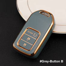 Load image into Gallery viewer, TPU Car Remote Key Case Cover Protector Shell Fob For Honda CRV CR-V Fit Civic Accord HR-V HRV City Odyssey XR-V Accessories
