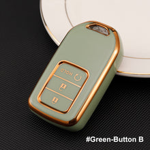 Load image into Gallery viewer, TPU Car Remote Key Case Cover Protector Shell Fob For Honda CRV CR-V Fit Civic Accord HR-V HRV City Odyssey XR-V Accessories
