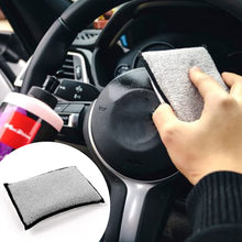 Load image into Gallery viewer, Microfiber Interior Scrubbing Sponge Applicators for Leather Plastic Vinyl and Upholstery Cleaning Car Wash Accessories
