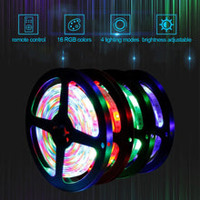 Load image into Gallery viewer, 60led/m LED Strip Light 3528SMD TV Backlight IR 44 Key Remote Control Wall Flexible Background Light Led Lighting RGB Tape Party Decoration Light String
