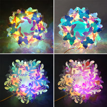 Load image into Gallery viewer, DIY Handheld Lantern Lamp Kids Holiday Christmas LED Light Laser Effect Night Light Children Girl Birthday Party Gifts Home Decoration Lantern Lamp Props
