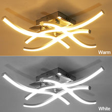 Load image into Gallery viewer, Modern Cross Shape LED Ceiling Lights Home Decoration Ceiling Lamp Living Room Dining Room Bedroom Children's Room Chandelier
