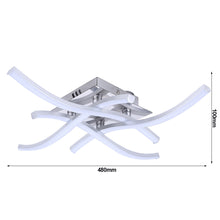 Load image into Gallery viewer, Modern Cross Shape LED Ceiling Lights Home Decoration Ceiling Lamp Living Room Dining Room Bedroom Children's Room Chandelier
