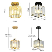 Load image into Gallery viewer, Luxury Creative Ceiling Light LED Crystal Ceiling Lamp Lobby Corridor Chandelier Modern European Home Decoration Lighting
