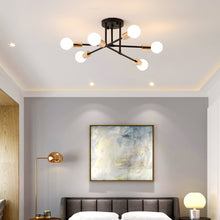 Load image into Gallery viewer, Modern Ceiling Chandelier 6 Head Home Living Room Bedroom Decoration Ceiling Lamp Dining Room Iron Ceiling Lights
