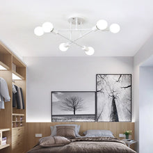 Load image into Gallery viewer, Modern Ceiling Chandelier 6 Head Home Living Room Bedroom Decoration Ceiling Lamp Dining Room Iron Ceiling Lights
