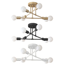 Load image into Gallery viewer, Modern Ceiling Chandelier 6 Head Home Living Room Bedroom Decoration Ceiling Lamp Dining Room Iron Ceiling Lights
