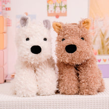 Load image into Gallery viewer, Adorable West Highland White Terrier Dog Plushie Soft Puppy Plush Toy Stuffed Lifelike Animals Baby Appease Sleep Doll
