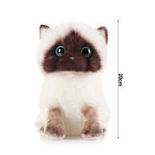 Load image into Gallery viewer, 20/26CM Simulation Ragdoll Cat Plush Toy Blue Eyes Kitten Dolls Lifelike Ragdoll Cats Home Decor Cute Gift for Kids Girl
