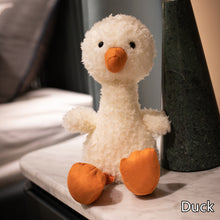 Load image into Gallery viewer, Cute Fluffy Plush Toys Stuffed Cartoon Animals Baby Appease Toy Plushies Bunny Chick Sheep Pig Owl Bear Fox Home Decor Gift Doll for Children Kids
