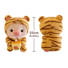 Load image into Gallery viewer, 1pc 25cm Pink Pig Plush Toy Cosplay Unciorn Frog Tiger Bunny Cuddly Plushie Baby Appease Doll Birthday Gift Home Decor for Children Kids

