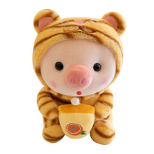 Load image into Gallery viewer, 1pc 25cm Pink Pig Plush Toy Cosplay Unciorn Frog Tiger Bunny Cuddly Plushie Baby Appease Doll Birthday Gift Home Decor for Children Kids
