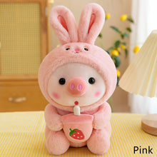 Load image into Gallery viewer, 1pc 25cm Pink Pig Plush Toy Cosplay Unciorn Frog Tiger Bunny Cuddly Plushie Baby Appease Doll Birthday Gift Home Decor for Children Kids
