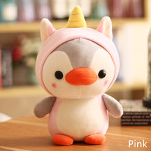 Load image into Gallery viewer, 1pc 25cm Penguin Plush Toy Cosplay Unciorn Frog Shark Bee Cuddly Plushie Baby Appease Doll Birthday Gift Home Decor for Children Kids
