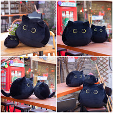 Load image into Gallery viewer, 8/30/40cm Kawaii Black Cat Plush Toys Stuffed Cartoon Animals Cute Pillow Cuddly Plushie Gifts for Home Decor Boys Girls Children Friends Kids
