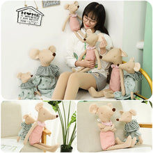 Load image into Gallery viewer, 1pc 35/45/60cm Kawaii Soft Mouse Plush Toys Cuddly Plushies Doll Stuffed Cartoon Animal Cute Mice Baby Sleeping Toy for Home Decor Kids Birthday Gift
