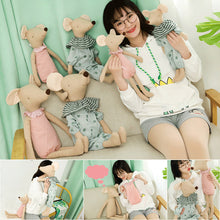 Load image into Gallery viewer, 1pc 35/45/60cm Kawaii Soft Mouse Plush Toys Cuddly Plushies Doll Stuffed Cartoon Animal Cute Mice Baby Sleeping Toy for Home Decor Kids Birthday Gift
